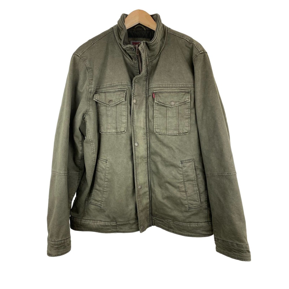COPY - Levi's Men's Size L Olive Green Quilted Lining Bomber Jacket